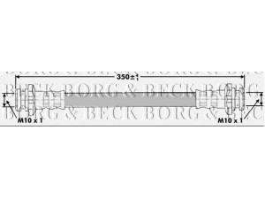 BORG & BECK BBH7147 stabdžių žarnelė 
 Stabdžių sistema -> Stabdžių žarnelės
462142F001