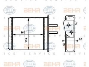 HELLA 8FH 351 313-351 šilumokaitis, salono šildymas 
 Šildymas / vėdinimas -> Šilumokaitis
46721212, 46722095, 46721212, 46722095