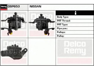 DELCO REMY DSP653 hidraulinis siurblys, vairo sistema 
 Vairavimas -> Vairo pavara/siurblys