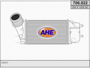 AHE 706.022 tarpinis suslėgto oro aušintuvas, kompresorius 
 Variklis -> Oro tiekimas -> Įkrovos agregatas (turbo/superįkrova) -> Tarpinis suslėgto oro aušintuvas
0384K5
