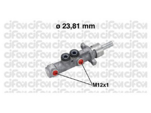 CIFAM 202-572 pagrindinis cilindras, stabdžiai 
 Stabdžių sistema -> Pagrindinis stabdžių cilindras
46010-00QAP, 4405404, 9121237, 77 01 207 979