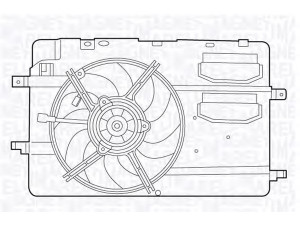MAGNETI MARELLI 069422539010 ventiliatorius, radiatoriaus 
 Aušinimo sistema -> Oro aušinimas
A4545001203