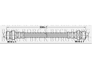 BORG & BECK BBH7038 stabdžių žarnelė 
 Stabdžių sistema -> Stabdžių žarnelės
5873717000