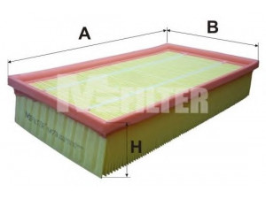 MFILTER K 478 oro filtras 
 Techninės priežiūros dalys -> Techninės priežiūros intervalai
003 094 71 04, 104 094 02 04