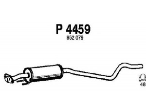 FENNO P4459 vidurinis duslintuvas 
 Išmetimo sistema -> Duslintuvas
852079