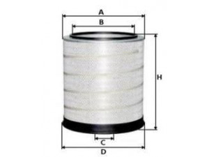UNIFLUX FILTERS XA1359 oro filtras 
 Techninės priežiūros dalys -> Techninės priežiūros intervalai
366 094 00 04