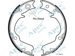 APEC braking SHU708 stabdžių trinkelė 
 Stabdžių sistema -> Būgninis stabdys -> Stabdžių įdėklas/ trinkelė
26298AA020, 26298AC000, 26698AC000