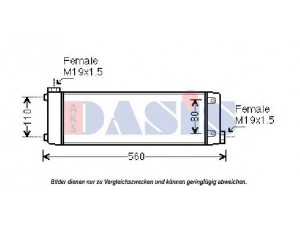 AKS DASIS 396007N radiatorius, variklio aušinimas