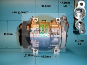 AUTO AIR GLOUCESTER 14-1201 kompresorius, oro kondicionierius 
 Oro kondicionavimas -> Kompresorius/dalys
7700875357, 7701499858