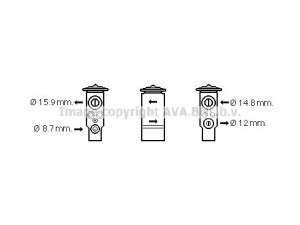 AVA QUALITY COOLING MT1253 išsiplėtimo vožtuvas, oro kondicionavimas 
 Oro kondicionavimas -> Vožtuvai
7810A068, 7810A126