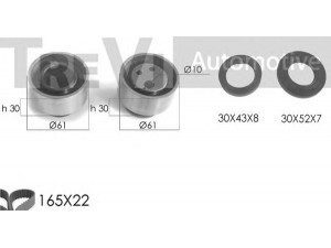 TREVI AUTOMOTIVE KD1066S paskirstymo diržo komplektas 
 Techninės priežiūros dalys -> Papildomas remontas