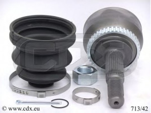 CDX 713/42 jungčių komplektas, kardaninis velenas 
 Ratų pavara -> Sujungimai/komplektas