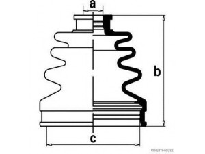 MAGNETI MARELLI 600000065760 gofruotoji membrana, kardaninis velenas
FD51-22-540A, GD36-22-540