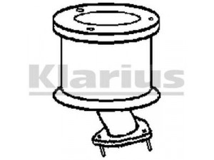 KLARIUS 321730 katalizatoriaus keitiklis 
 Išmetimo sistema -> Katalizatoriaus keitiklis
96567220