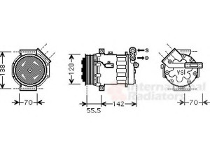 VAN WEZEL 3700K447 kompresorius, oro kondicionierius 
 Oro kondicionavimas -> Kompresorius/dalys
13208187, 1854155, 6854082, 6854085