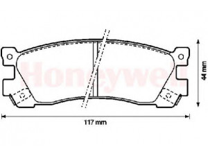 BENDIX 572248B stabdžių trinkelių rinkinys, diskinis stabdys 
 Techninės priežiūros dalys -> Papildomas remontas
H2662648Z, H2662648ZA, HF392648Z