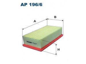 FILTRON AP196/6 oro filtras 
 Techninės priežiūros dalys -> Techninės priežiūros intervalai
9674725580