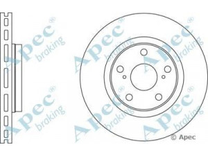 APEC braking DSK2654 stabdžių diskas 
 Stabdžių sistema -> Diskinis stabdys -> Stabdžių diskas
435120F030