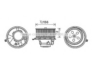 AVA QUALITY COOLING RT8578 elektrovariklis, vidinis pūtiklis 
 Šildymas / vėdinimas -> Orpūtė/dalys
7701048754