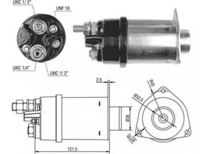 MAGNETI MARELLI 940113050040 solenoidinis jungiklis, starteris