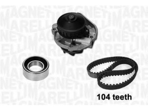 MAGNETI MARELLI 341405660001 vandens siurblio ir paskirstymo diržo komplektas 
 Aušinimo sistema -> Vandens siurblys/tarpiklis -> Vandens siurblys