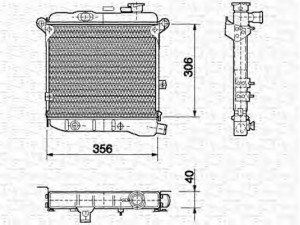 MAGNETI MARELLI 350213451000 radiatorius, variklio aušinimas 
 Aušinimo sistema -> Radiatorius/alyvos aušintuvas -> Radiatorius/dalys
5882355, SE127117001A, 5882355