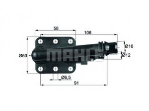 MAHLE ORIGINAL TO 5 82 termostatas, alyvos aušintuvas 
 Variklis -> Tepimas -> Alyvos termostatas
1712 7 507 982, 1721 7 559 962