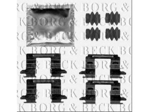 BORG & BECK BBK1521 priedų komplektas, diskinių stabdžių trinkelės 
 Stabdžių sistema -> Diskinis stabdys -> Stabdžių dalys/priedai