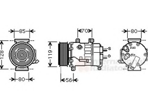 VAN WEZEL 0900K256 kompresorius, oro kondicionierius 
 Oro kondicionavimas -> Kompresorius/dalys
6453XL, 6453RV, 6453RW, 6453XN