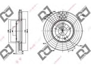 DJ PARTS BD1140 stabdžių diskas 
 Dviratė transporto priemonės -> Stabdžių sistema -> Stabdžių diskai / priedai
2104210512, 2104211212, 2104211512