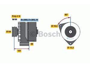 BOSCH 0 120 469 857 kintamosios srovės generatorius
008 154 18 02, A 008 154 18 02