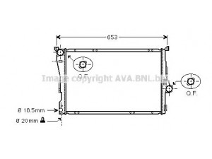 AVA QUALITY COOLING BW2205 radiatorius, variklio aušinimas 
 Aušinimo sistema -> Radiatorius/alyvos aušintuvas -> Radiatorius/dalys
1611557, 1611565, 1611573, 17111611557