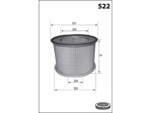 MECAFILTER FA3292 oro filtras 
 Techninės priežiūros dalys -> Techninės priežiūros intervalai
MB120108, MB120389, ME0120389