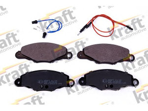 KRAFT AUTOMOTIVE 6006026 stabdžių trinkelių rinkinys, diskinis stabdys 
 Techninės priežiūros dalys -> Papildomas remontas
4251-45, 425145, 4252-11, 425211