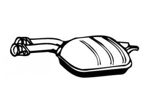 WALKER 19872 vidurinis duslintuvas