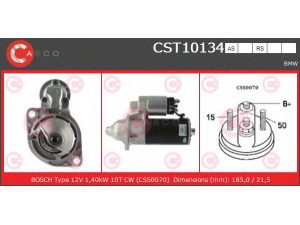 CASCO CST10134AS starteris 
 Elektros įranga -> Starterio sistema -> Starteris
12411279747, 12411718750, 12411720642