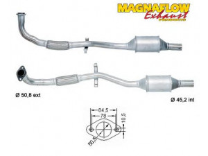 MAGNAFLOW 85874D katalizatoriaus keitiklis 
 Išmetimo sistema -> Katalizatoriaus keitiklis
5854206, 858021
