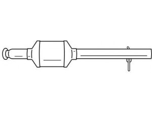 AKS DASIS SG50368 katalizatoriaus keitiklis