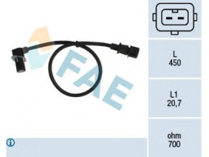 FAE 79012 jutiklis, alkūninio veleno impulsas 
 Elektros įranga -> Jutikliai
7679221, 7694335, SE-028947500A