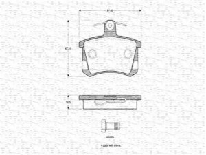 MAGNETI MARELLI 363702160598 stabdžių trinkelių rinkinys, diskinis stabdys 
 Techninės priežiūros dalys -> Papildomas remontas
60770796, 437698451, 443698451