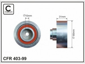 CAFFARO 403-99 kreipiantysis skriemulys, paskirstymo diržas 
 Diržinė pavara -> Paskirstymo diržas/komplektas -> Laisvasis/kreipiamasis skriemulys
038 109 244 B, 038 109 244 C, 038 109 244 H