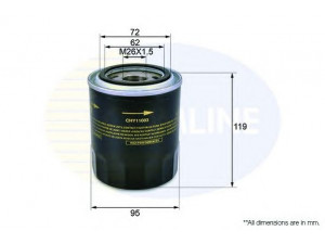 COMLINE CHY11003 alyvos filtras 
 Techninės priežiūros dalys -> Techninės priežiūros intervalai
26300-42030, 26300-42040, 26300-42060