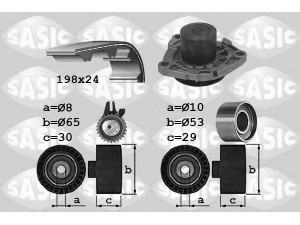 SASIC 3906031 vandens siurblio ir paskirstymo diržo komplektas 
 Diržinė pavara -> Paskirstymo diržas/komplektas -> Paskirstymo diržas/komplektas
55209993+71754558, 55209993+71754558