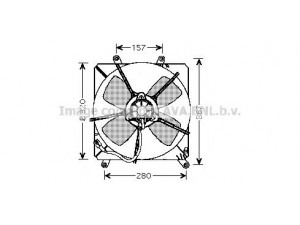 AVA QUALITY COOLING TO7509 ventiliatorius, radiatoriaus 
 Aušinimo sistema -> Oro aušinimas
1636364030