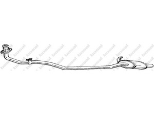 BOSAL 283-039 vidurinis duslintuvas 
 Išmetimo sistema -> Duslintuvas
20010-34M00, 20010-34M00KE