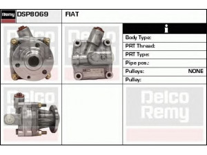 DELCO REMY DSP8069 hidraulinis siurblys, vairo sistema 
 Vairavimas -> Vairo pavara/siurblys
7658069