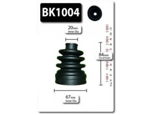 SHAFTEC BK1004 gofruotoji membrana, kardaninis velenas 
 Ratų pavara -> Gofruotoji membrana
