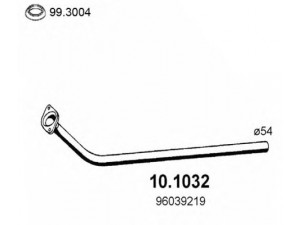 ASSO 10.1032 išleidimo kolektorius 
 Išmetimo sistema -> Išmetimo vamzdžiai
95039219, 96039219