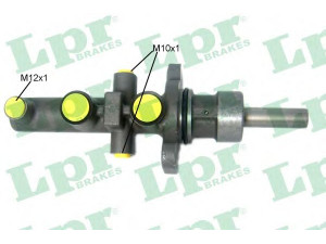LPR 1445 pagrindinis cilindras, stabdžiai 
 Stabdžių sistema -> Pagrindinis stabdžių cilindras
34311161873, 34311163406, 34316764190