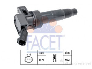 FACET 9.6456 ritė, uždegimas 
 Kibirkšties / kaitinamasis uždegimas -> Uždegimo ritė
27300-3F100, 27300 3F100